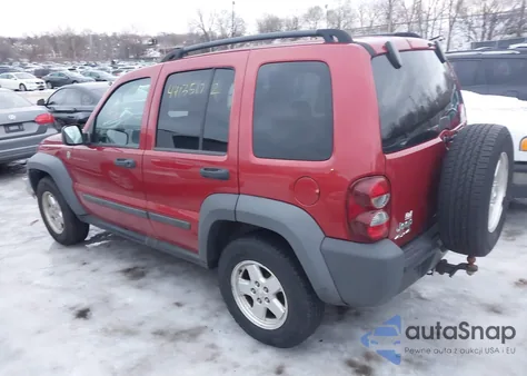 2007 Jeep Liberty Sport from USA, damaged, VIN 1J4GL48K37W520956